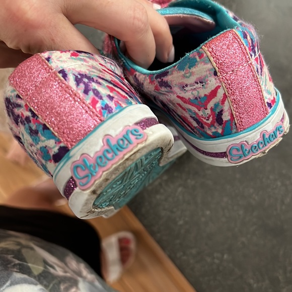 Sketchers - Twinkle Toes - Sz. 11 - Pink/Blue Glitter - Picture 12 of 12